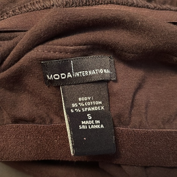 Moda international brown spaghetti strap dress size S - Picture 4 of 4